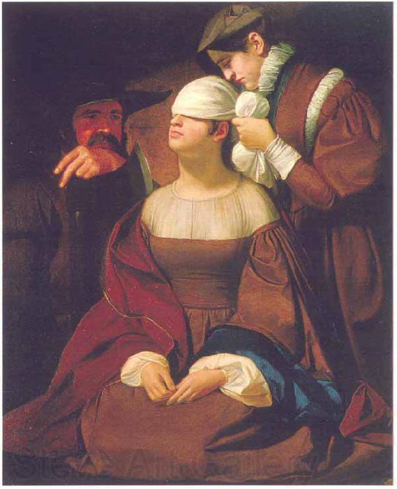 George Willison Lady Jane Grey Preparing for Execution Spain oil painting art